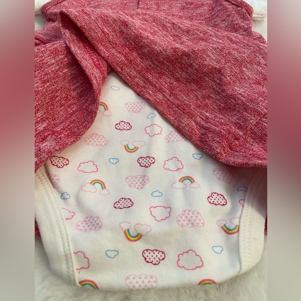 Baby girl two piece dress set pink size 3-5 months - Picture 2 of 6
